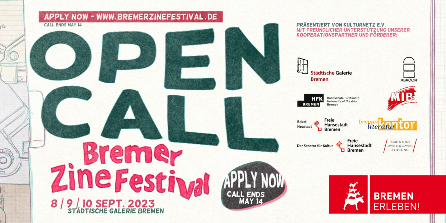 Open Call Bremer Zine Festival 2023